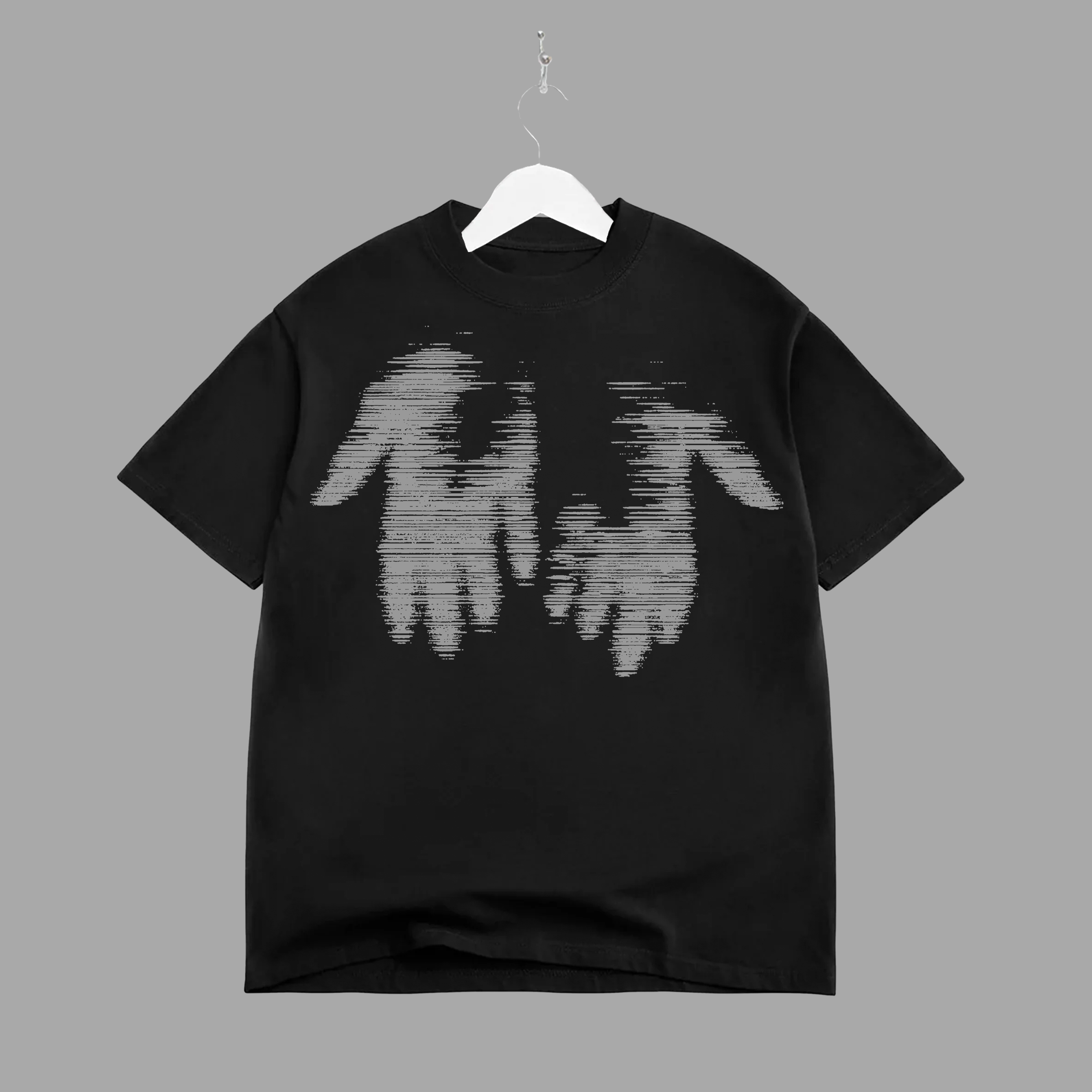 THE MESSAGE FADED - GREY - TEE - "PREMIUM-BOX FIT"