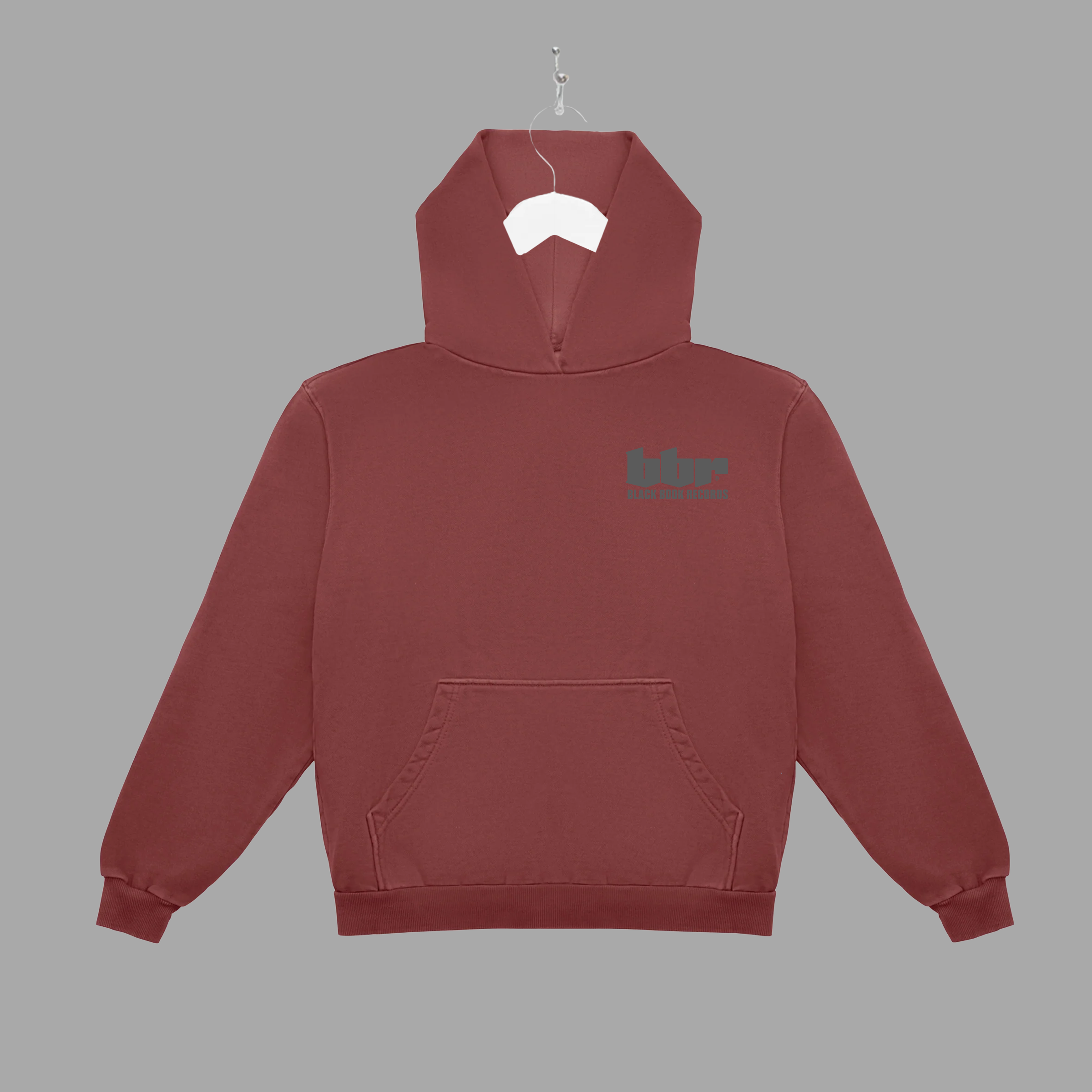 BBR - GREY - HOODIE - "PREMIUM-BOX FIT"