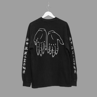 "PREMIUM" OVERSIZED Symbols Long Sleeve Tee