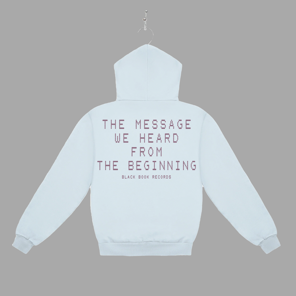 THE MESSAGE FADED - PURPLE - HOODIE - "PREMIUM-BOX FIT"