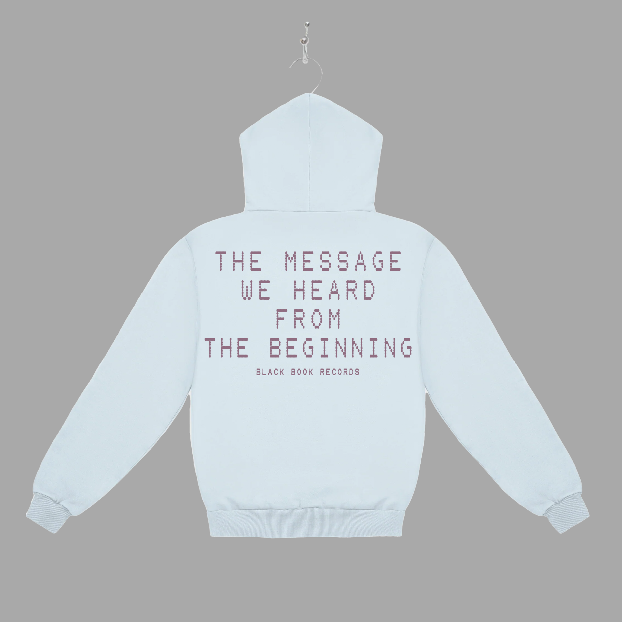 THE MESSAGE FADED - PURPLE - HOODIE - "PREMIUM-BOX FIT"