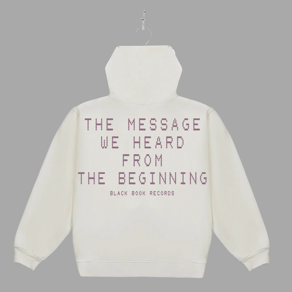 THE MESSAGE FADED - PURPLE - HOODIE - "PREMIUM-BOX FIT"