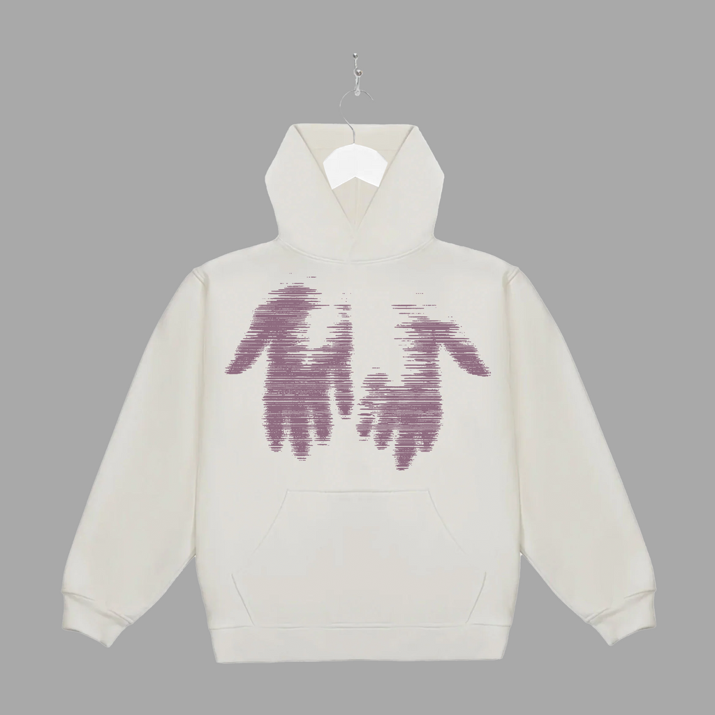 THE MESSAGE FADED - PURPLE - HOODIE - "PREMIUM-BOX FIT"