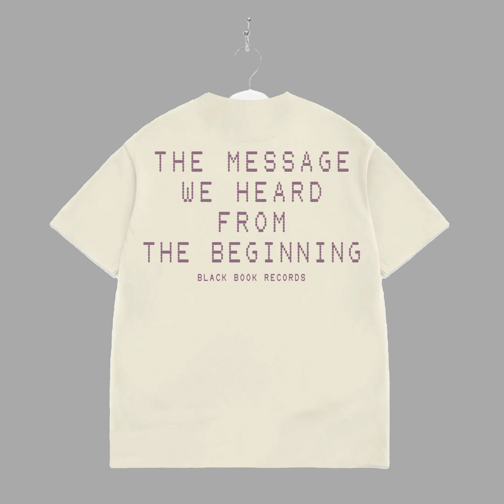 THE MESSAGE FADED - PURPLE - TEE - "PREMIUM-BOX FIT"