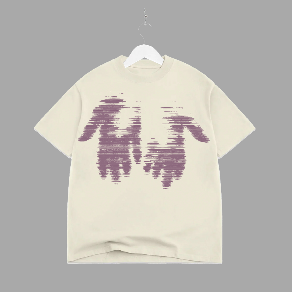 THE MESSAGE FADED - PURPLE - TEE - "PREMIUM-BOX FIT"