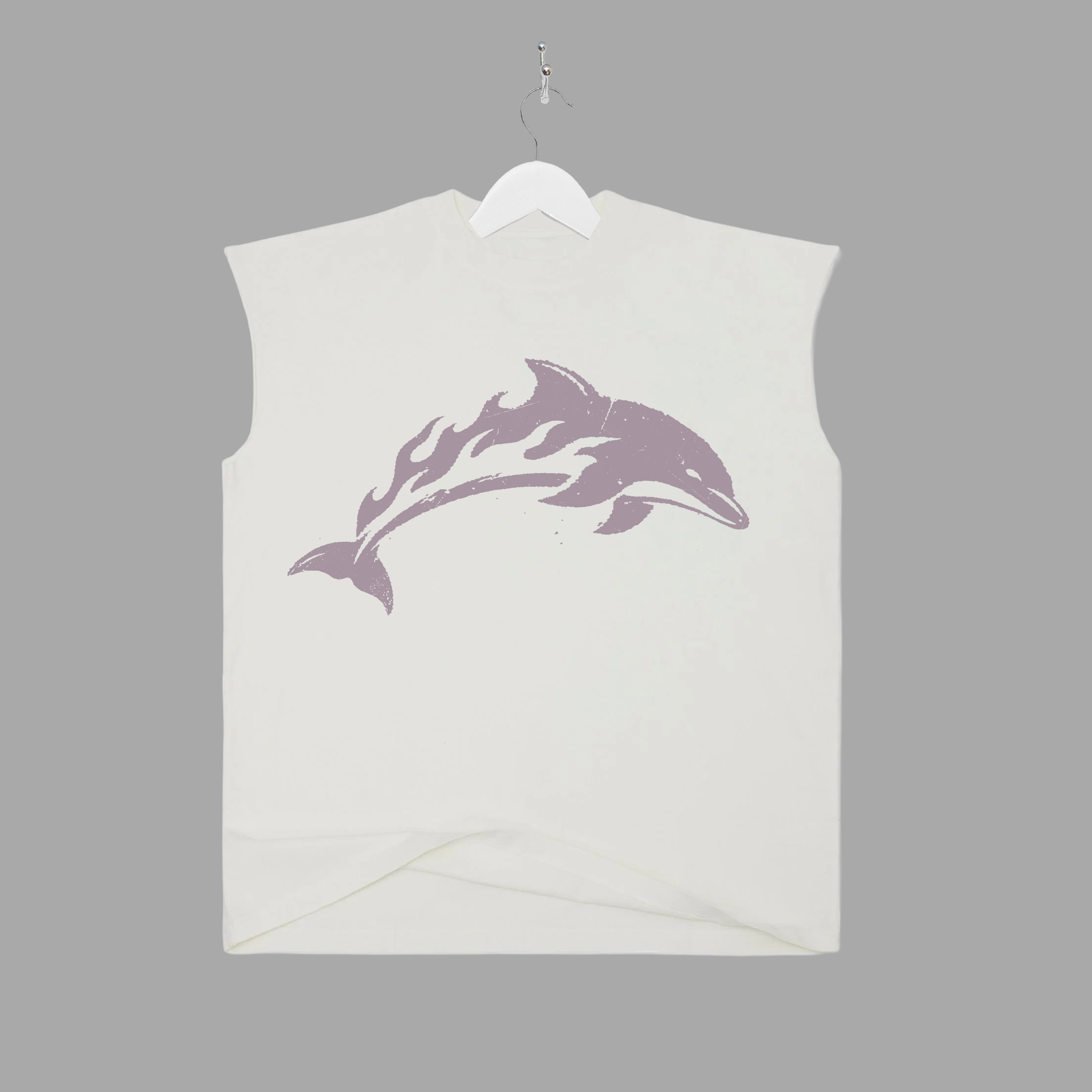 MMW 26’ - DOLPHIN - PINK - MUSCLE TEE