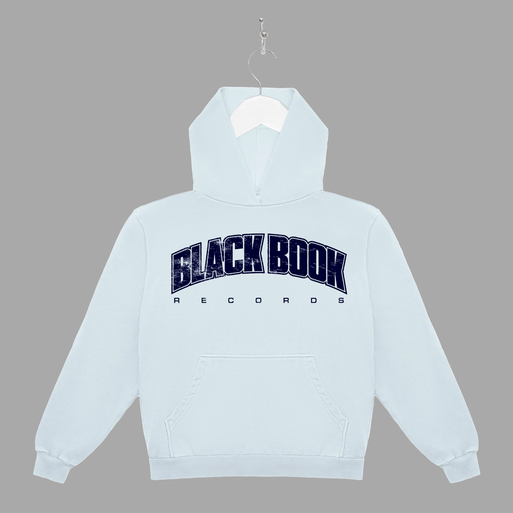 BLACK BOOK UNI - NAVY - HOODIE - "PREMIUM-BOX FIT"