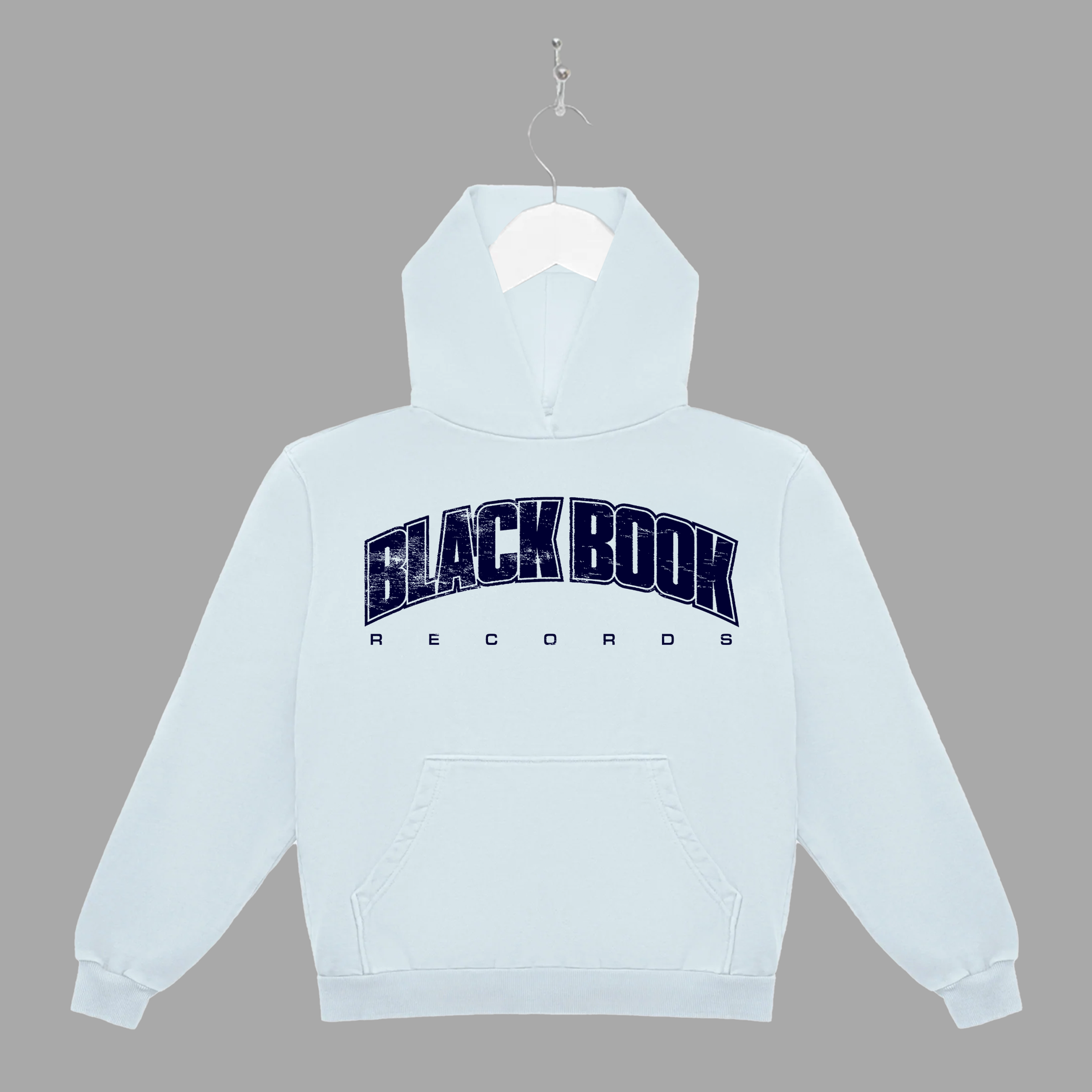 BLACK BOOK UNI - NAVY - HOODIE - "PREMIUM-BOX FIT"