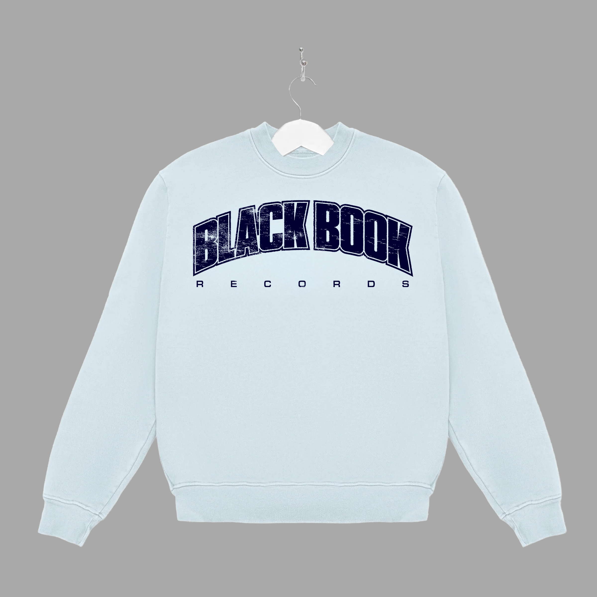 BLACK BOOK UNI - NAVY - CREWNECK - "PREMIUM-BOX FIT"