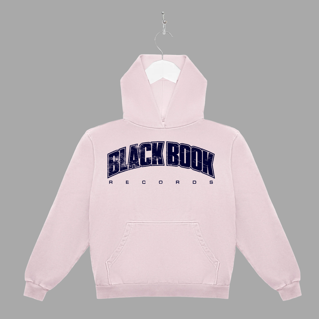 BLACK BOOK UNI - NAVY - HOODIE - "PREMIUM-BOX FIT"
