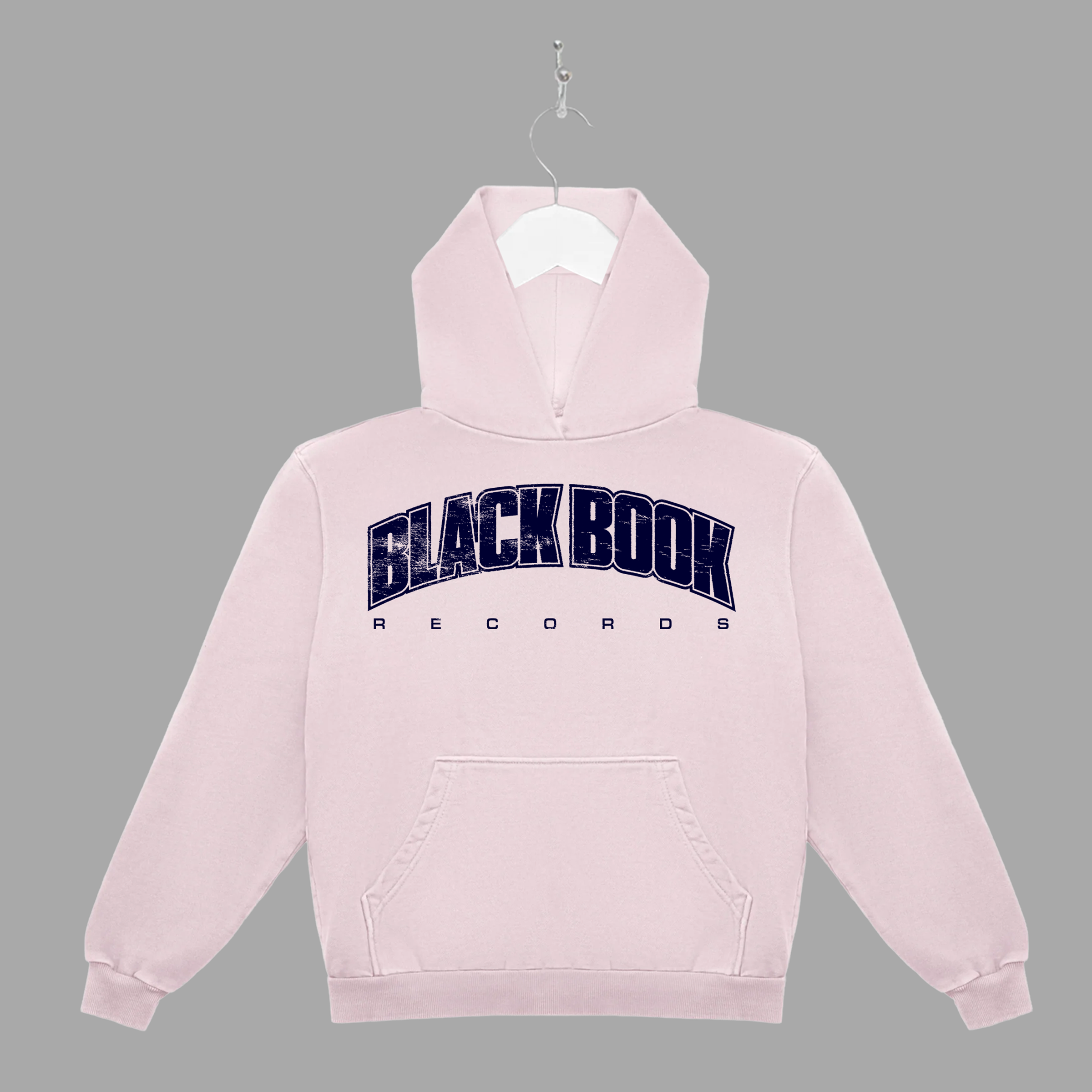 BLACK BOOK UNI - NAVY - HOODIE - "PREMIUM-BOX FIT"