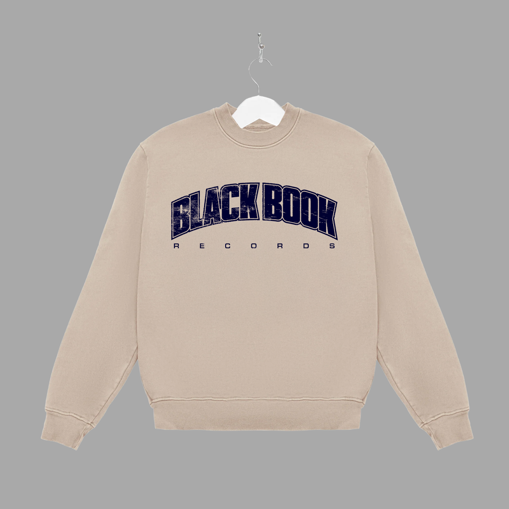 BLACK BOOK UNI - NAVY - CREWNECK - "PREMIUM-BOX FIT"