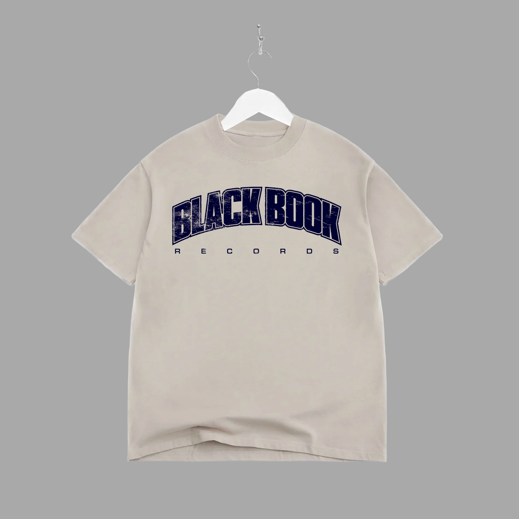 BLACK BOOK UNI - NAVY - TEE - "PREMIUM-BOX FIT"