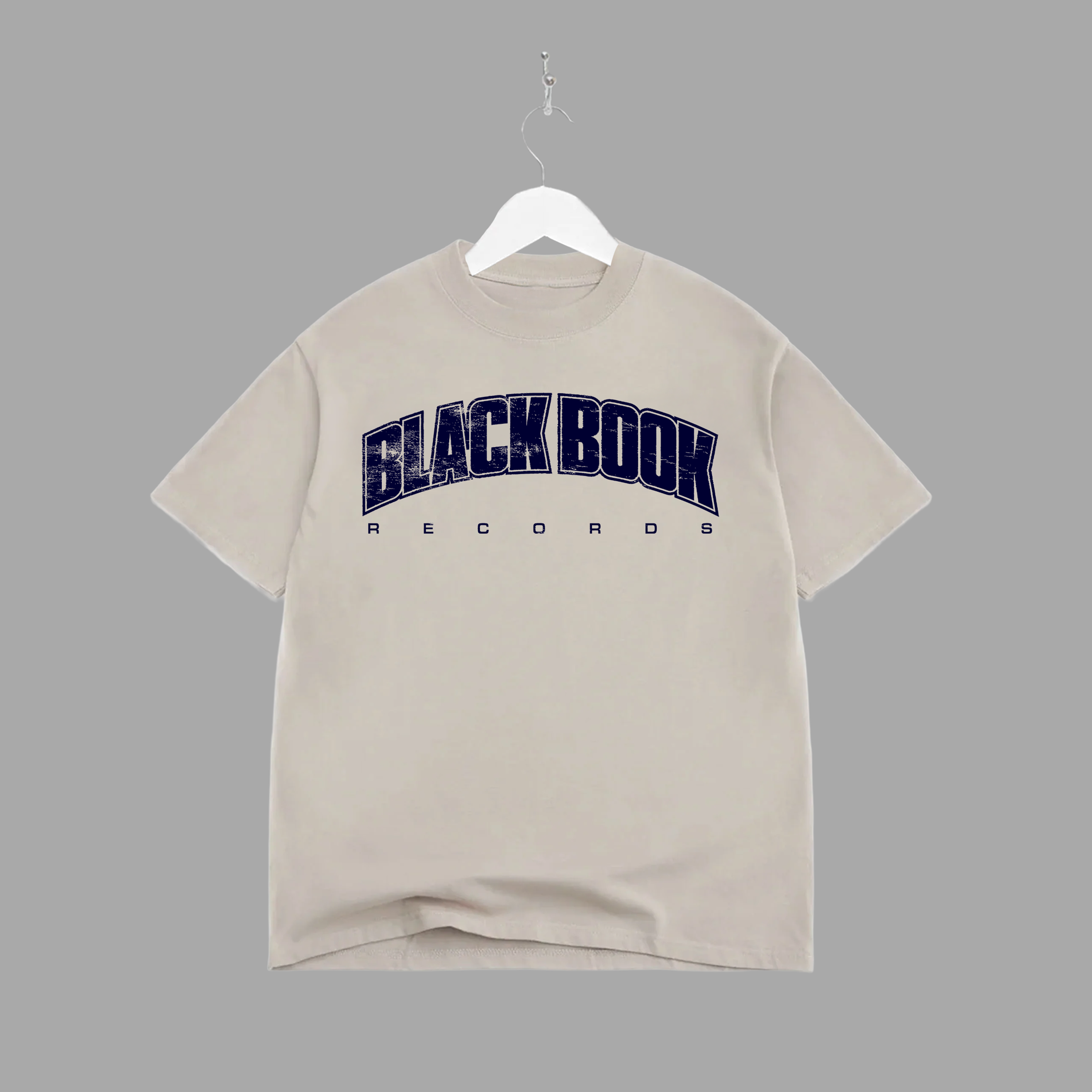 BLACK BOOK UNI - NAVY - TEE - "PREMIUM-BOX FIT"