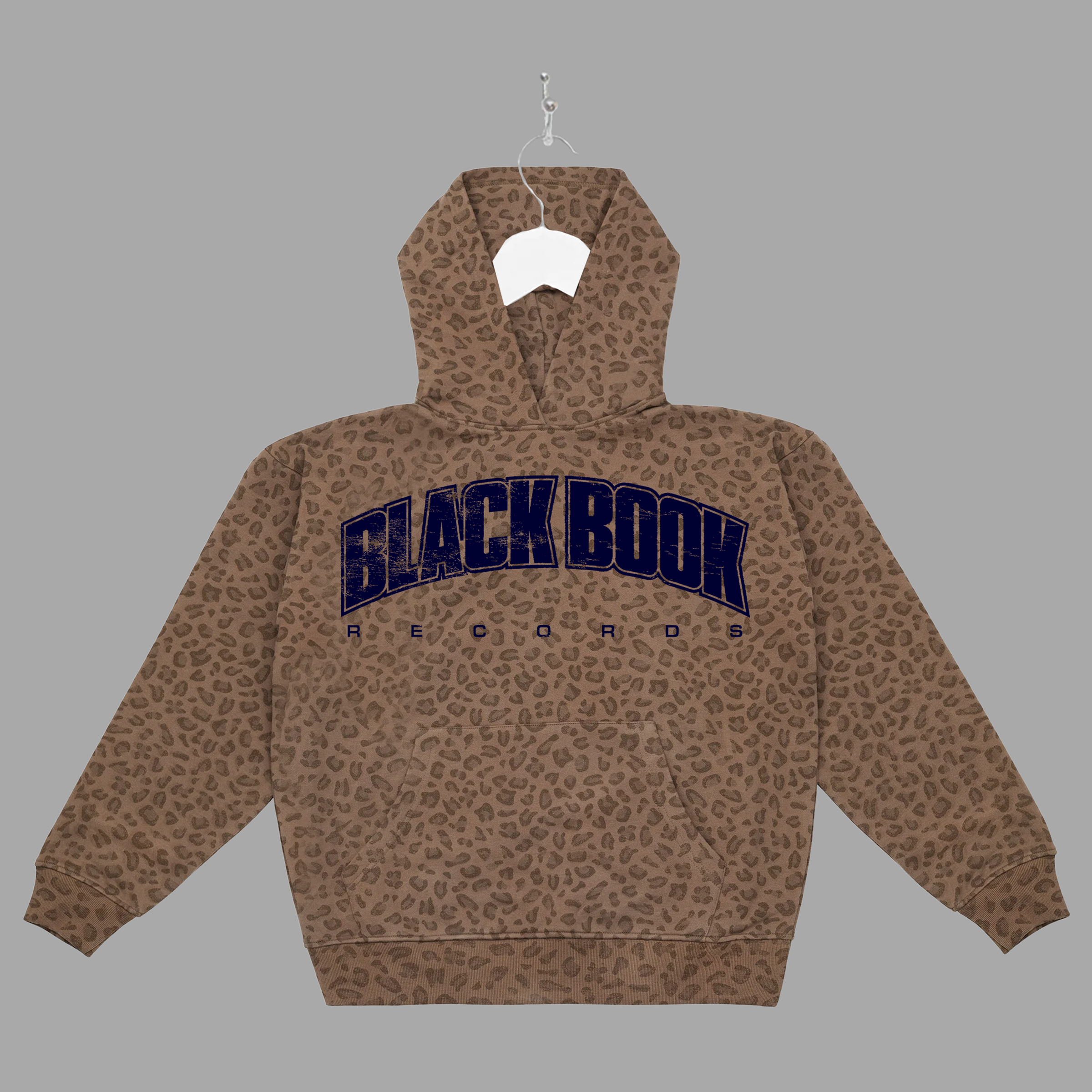 BLACK BOOK UNI - NAVY - HOODIE - "PREMIUM-BOX FIT"