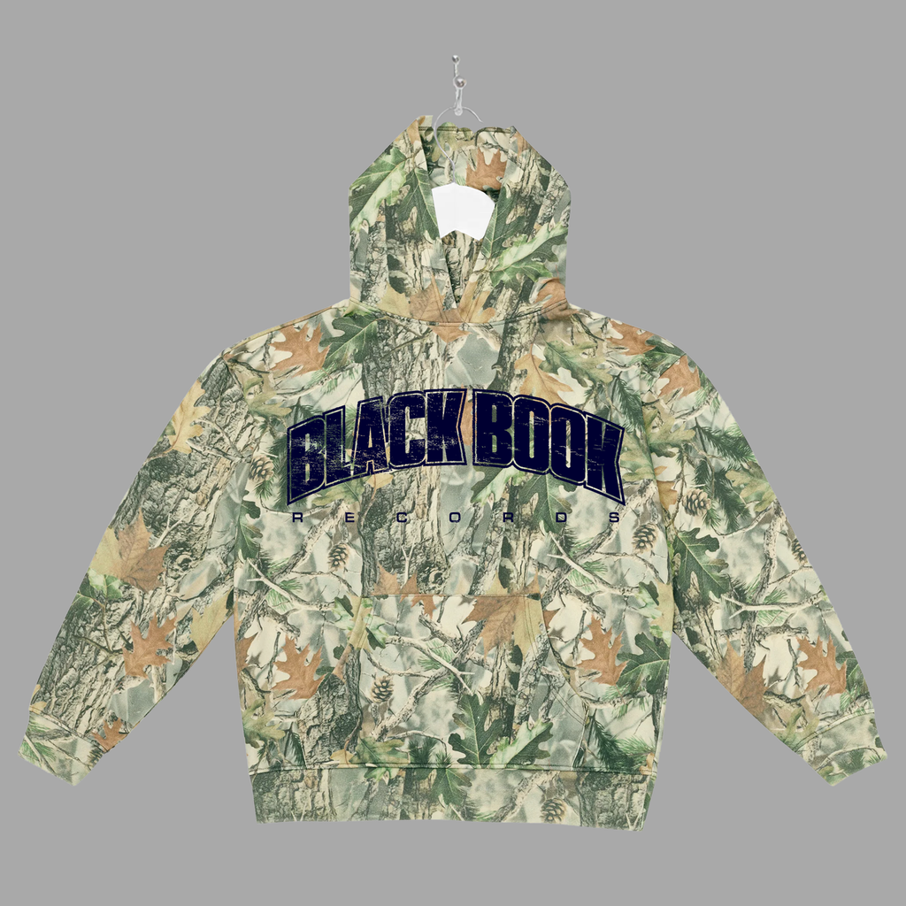 BLACK BOOK UNI - NAVY - HOODIE - "PREMIUM-BOX FIT"