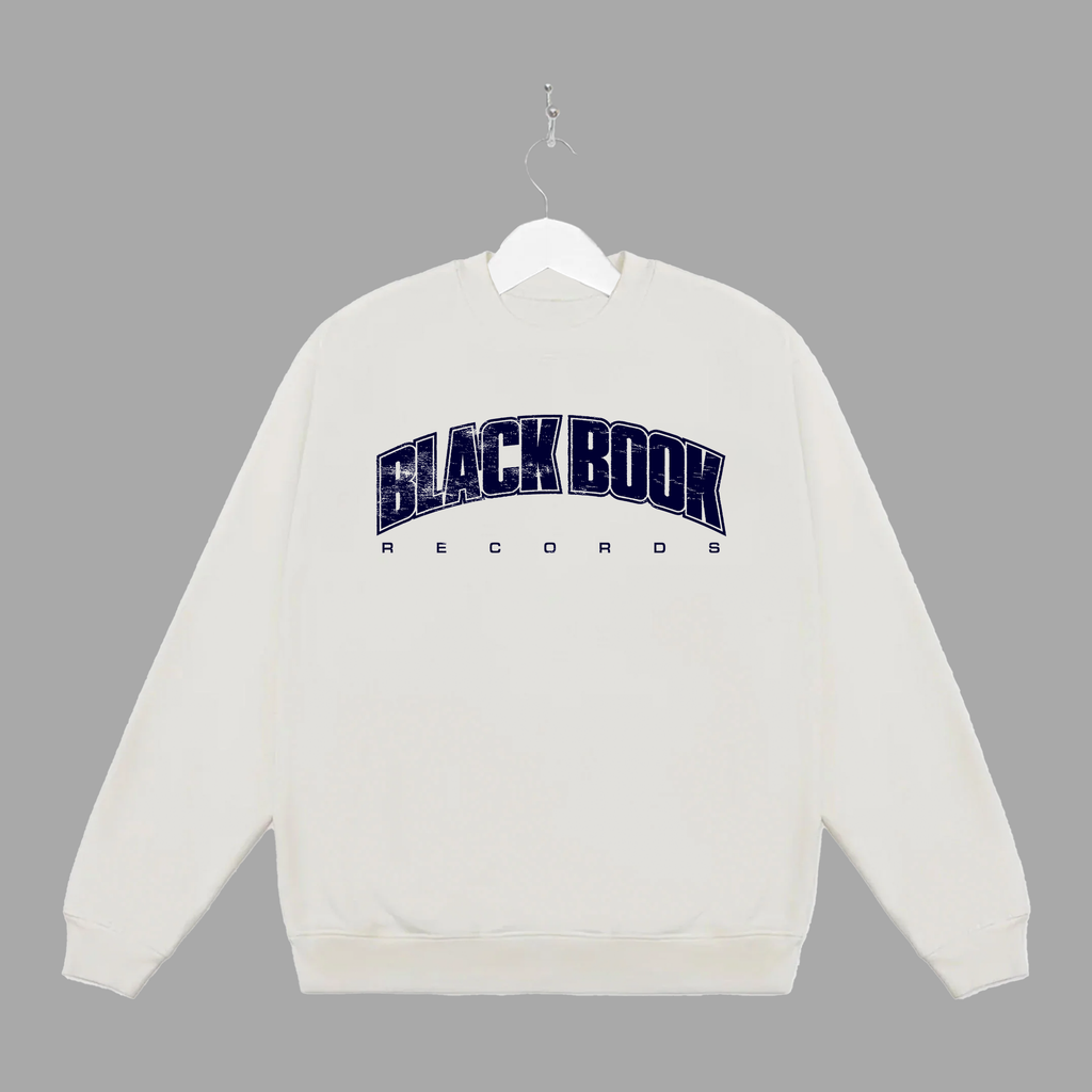 BLACK BOOK UNI - NAVY - CREWNECK - "PREMIUM-BOX FIT"