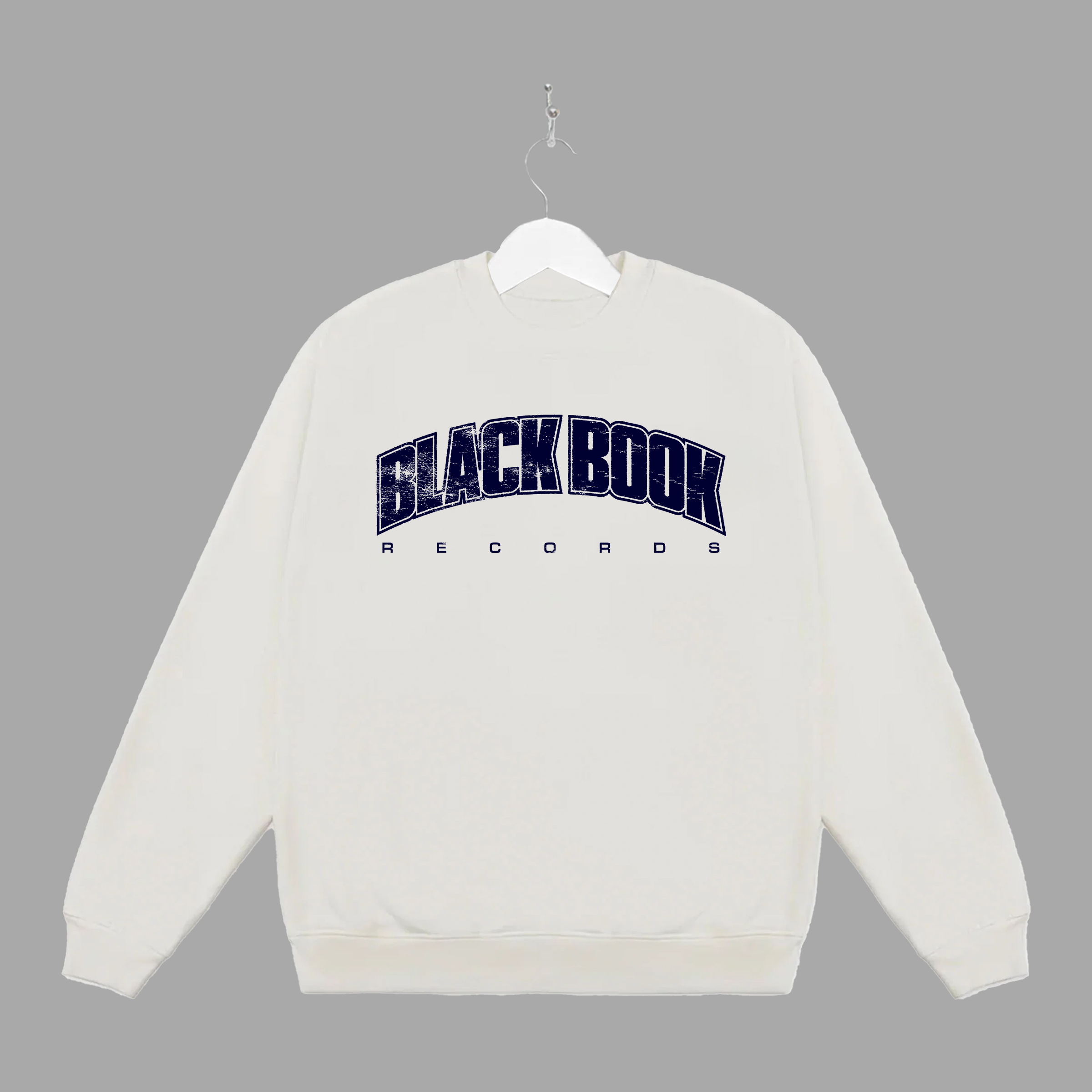 BLACK BOOK UNI - NAVY - CREWNECK - "PREMIUM-BOX FIT"