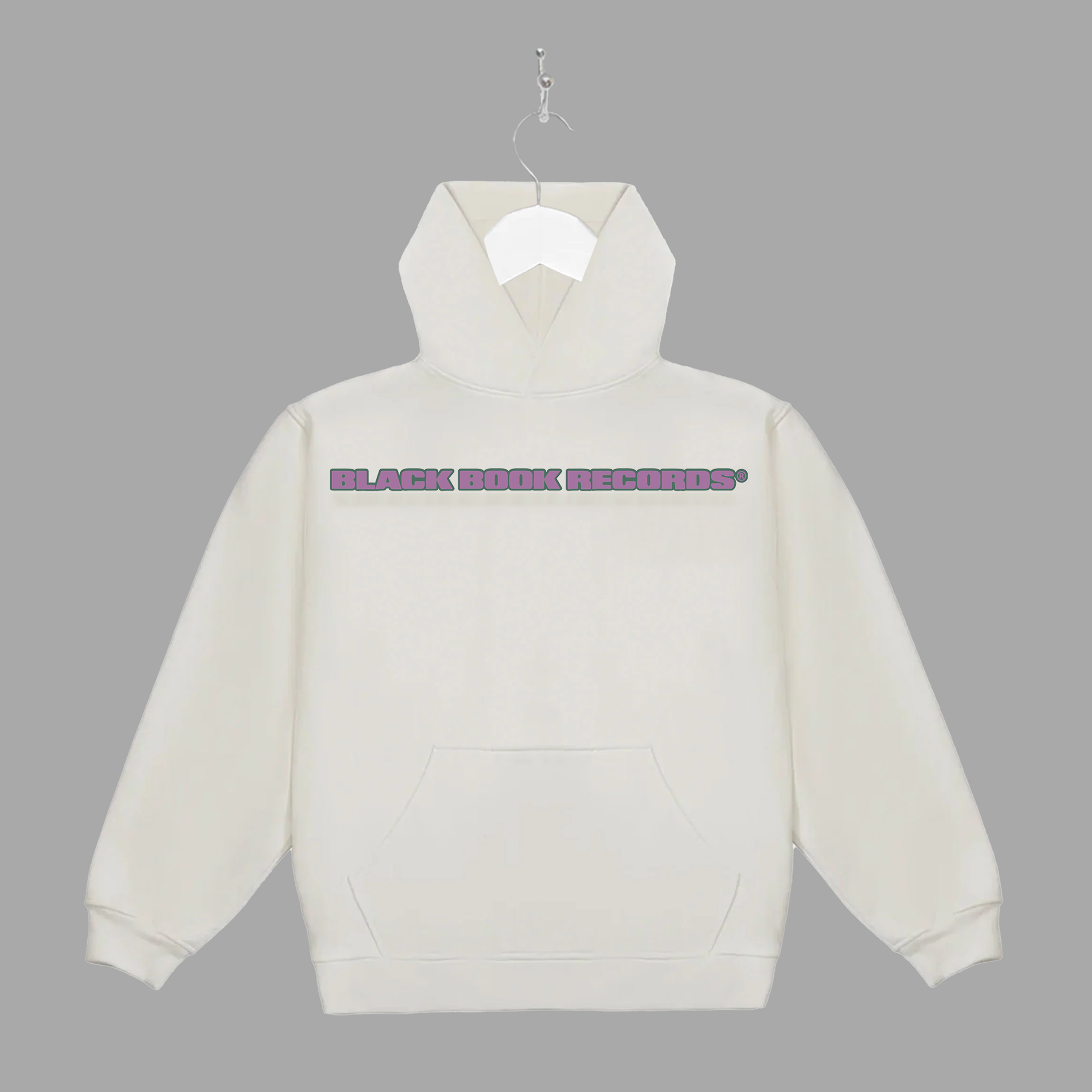 B HAND - PURPLE - HOODIE - "PREMIUM-BOX FIT"