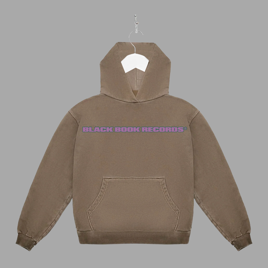 B HAND - PURPLE - HOODIE - "PREMIUM-BOX FIT"
