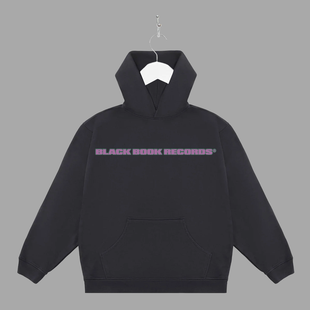 B HAND - PURPLE - HOODIE - "PREMIUM-BOX FIT"