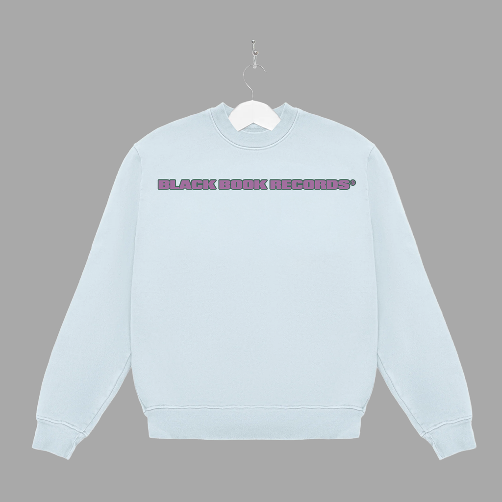 B HAND - PURPLE - CREWNECK - "PREMIUM-BOX FIT"