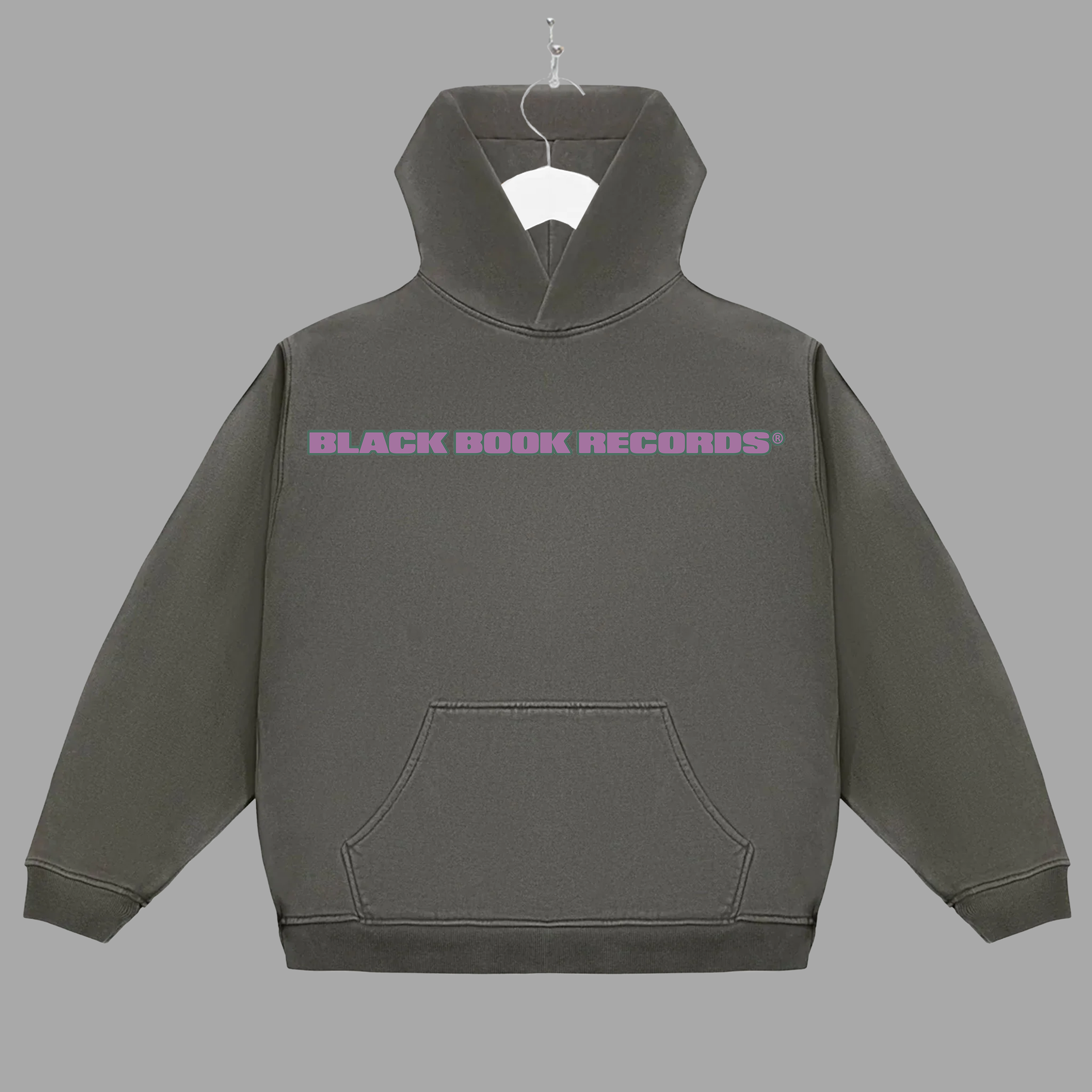 B HAND - PURPLE - HOODIE - "PREMIUM-BOX FIT"