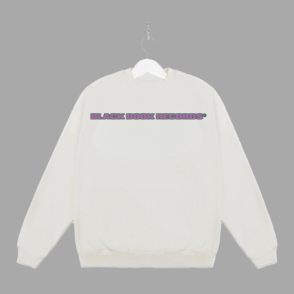 B HAND - PURPLE - CREWNECK - "PREMIUM-BOX FIT"