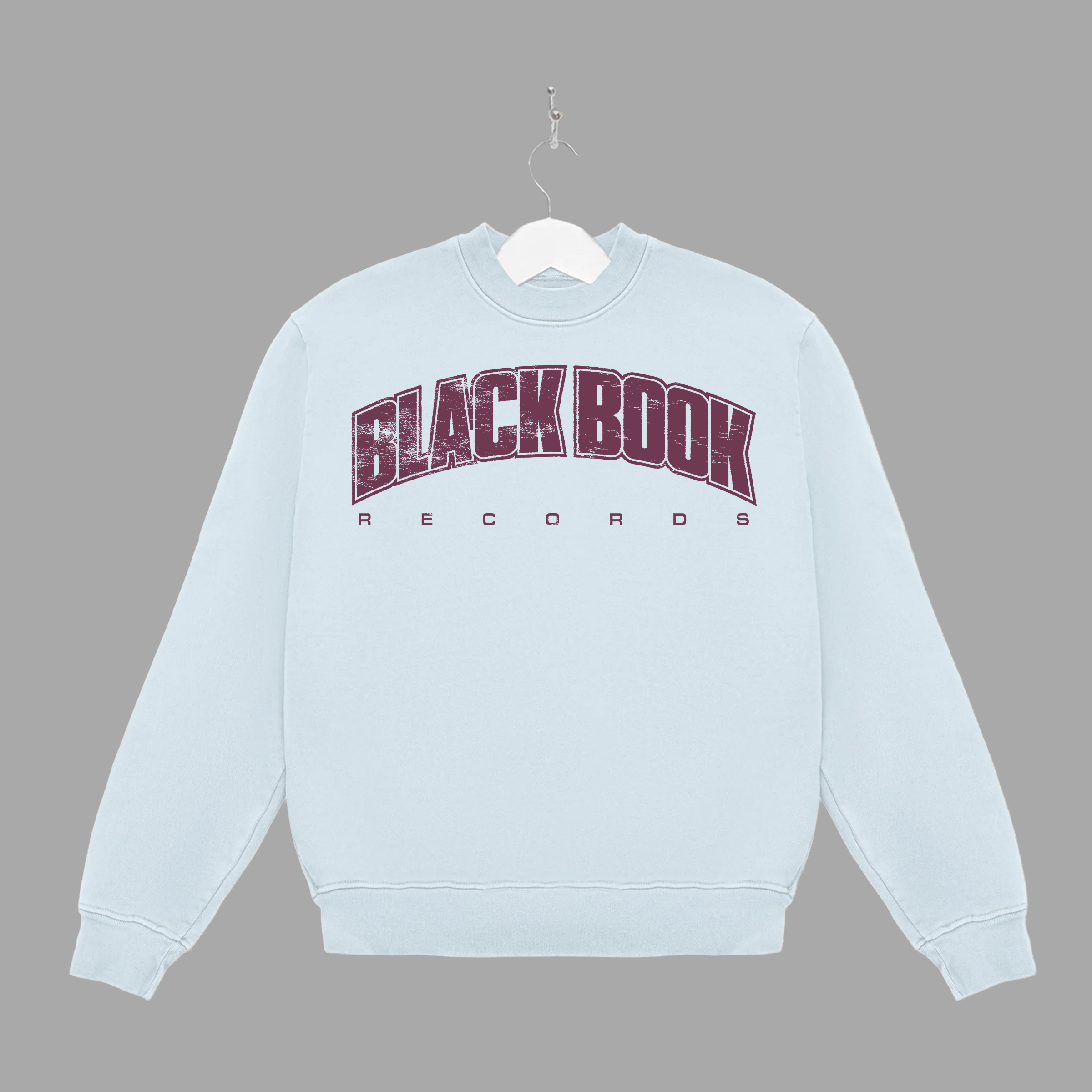 BLACK BOOK UNI - PURPLE - CREWNECK - "PREMIUM-BOX FIT"
