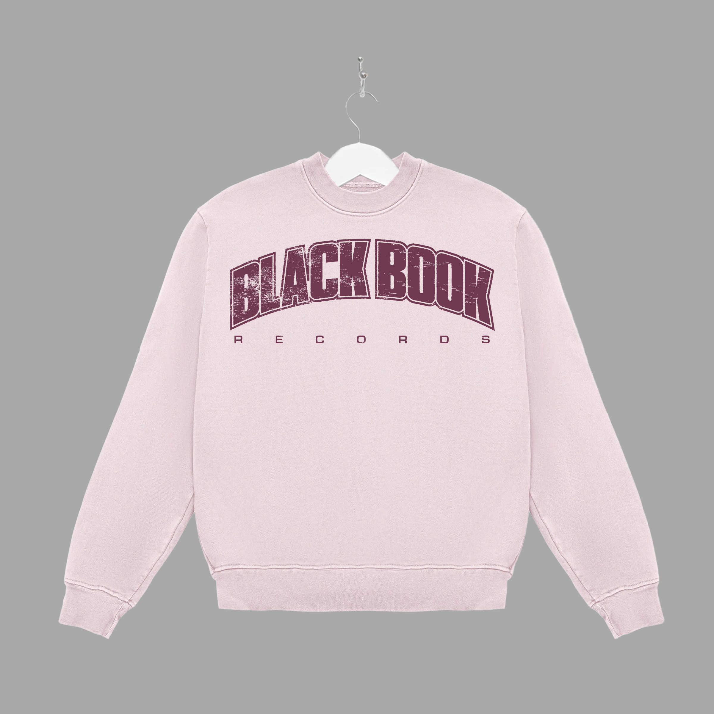 BLACK BOOK UNI - PURPLE - CREWNECK - "PREMIUM-BOX FIT"