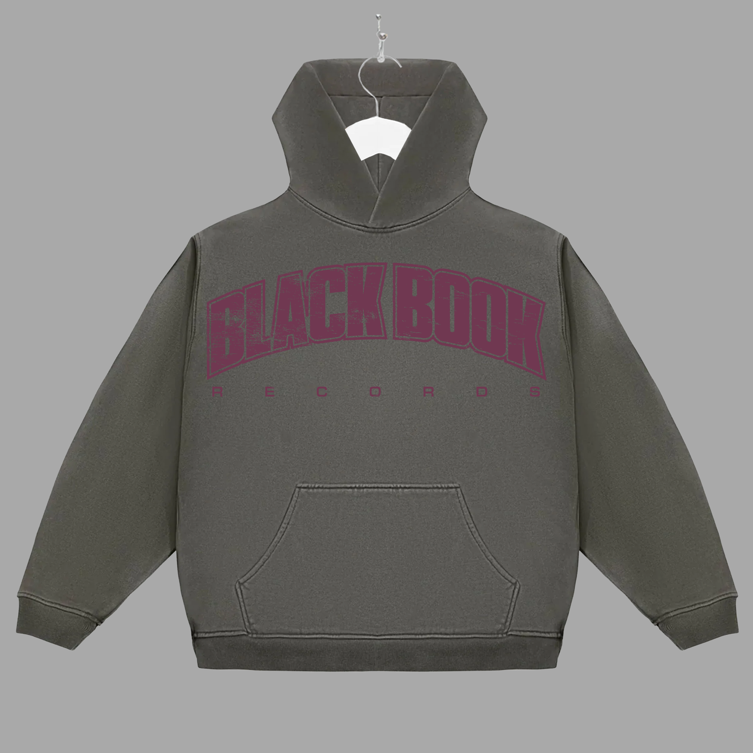 BLACK BOOK UNI - PURPLE - HOODIE - "PREMIUM-BOX FIT"