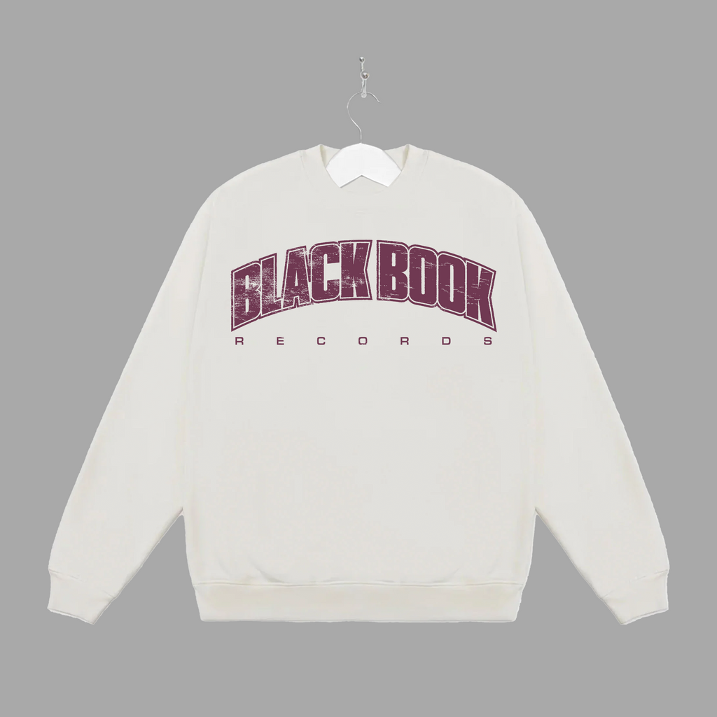BLACK BOOK UNI - PURPLE - CREWNECK - "PREMIUM-BOX FIT"