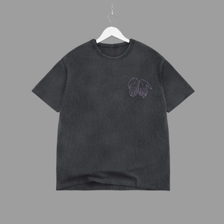 "PREMIUM-BOX FIT" STACKED STONES TEE (VINTAGE BLACK)