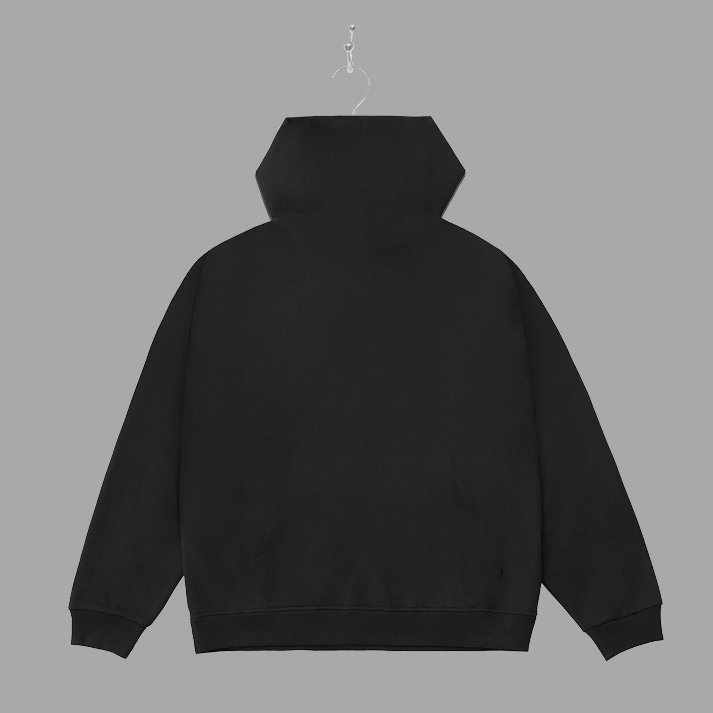 SNAKE - GREY - HOODIE - "PREMIUM-BOX FIT"