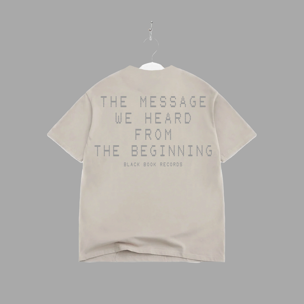 THE MESSAGE FADED - GREY - TEE - "PREMIUM-BOX FIT"