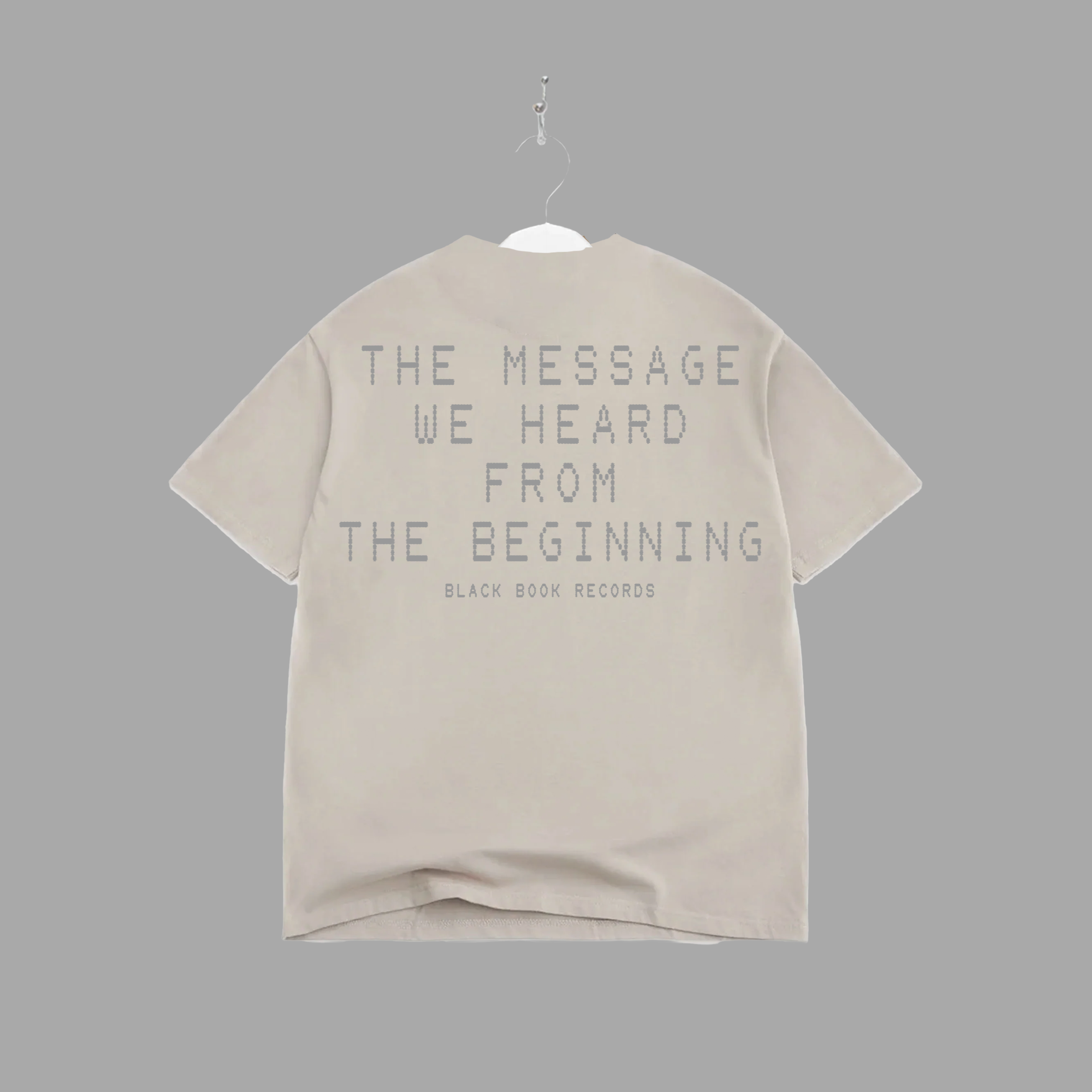 THE MESSAGE FADED - GREY - TEE - "PREMIUM-BOX FIT"