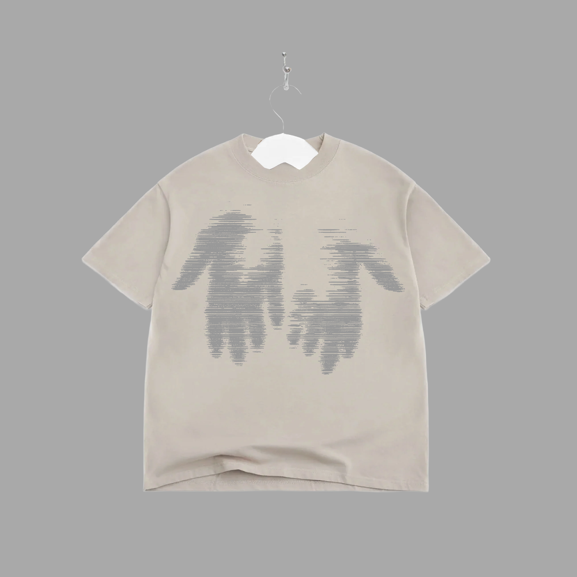 THE MESSAGE FADED - GREY - TEE - "PREMIUM-BOX FIT"