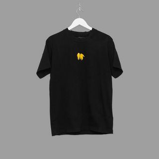 "PREMIUM" OVERSIZED HANDS TEE - GOLD/BLACK