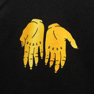 "PREMIUM" OVERSIZED HANDS TEE - GOLD/BLACK