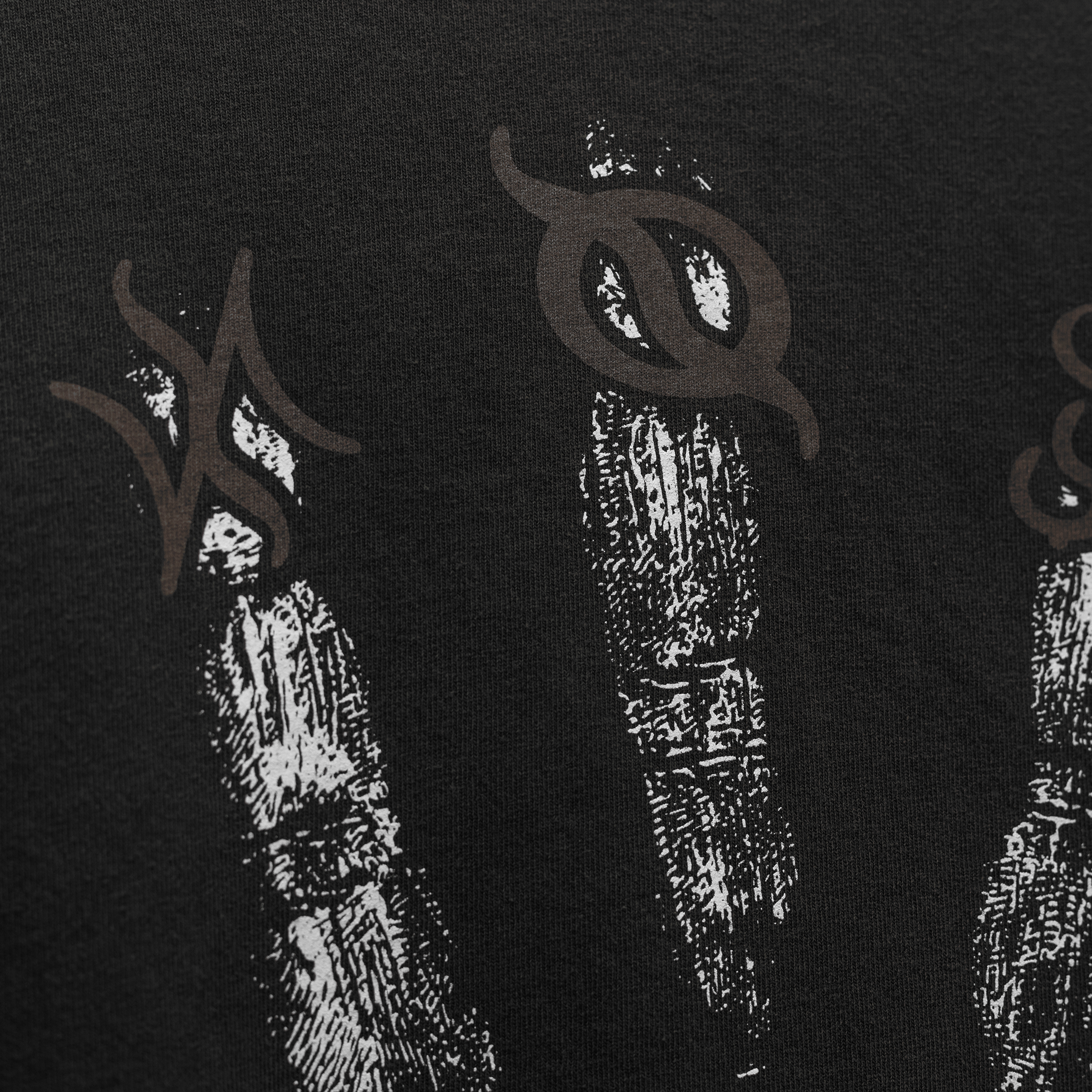 Hand Print Tee -"PREMIUM" OVERSIZED FIT