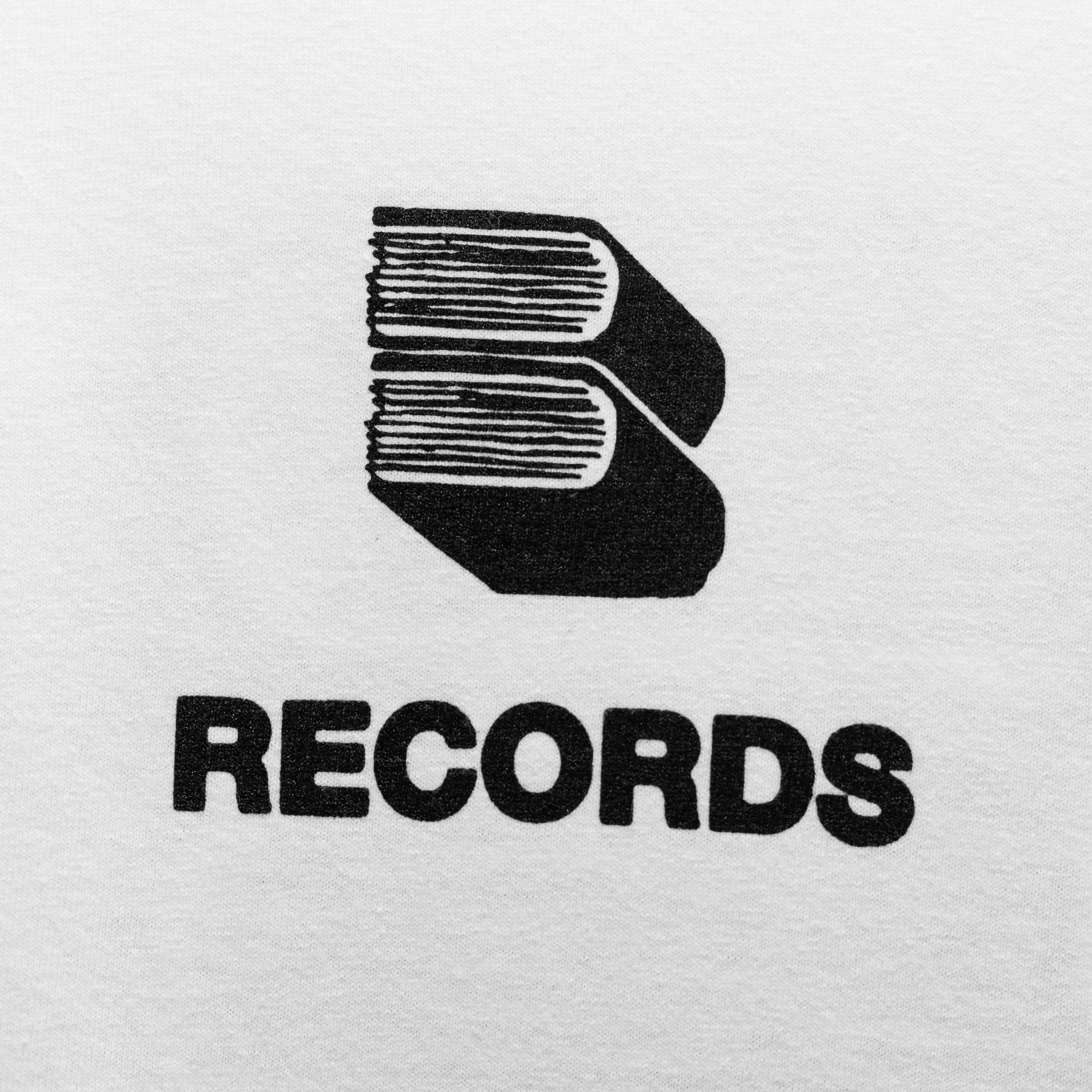 RECORDS BOOK TEE - BLACK/WHITE - "PREMIUM" OVERSIZED FIT