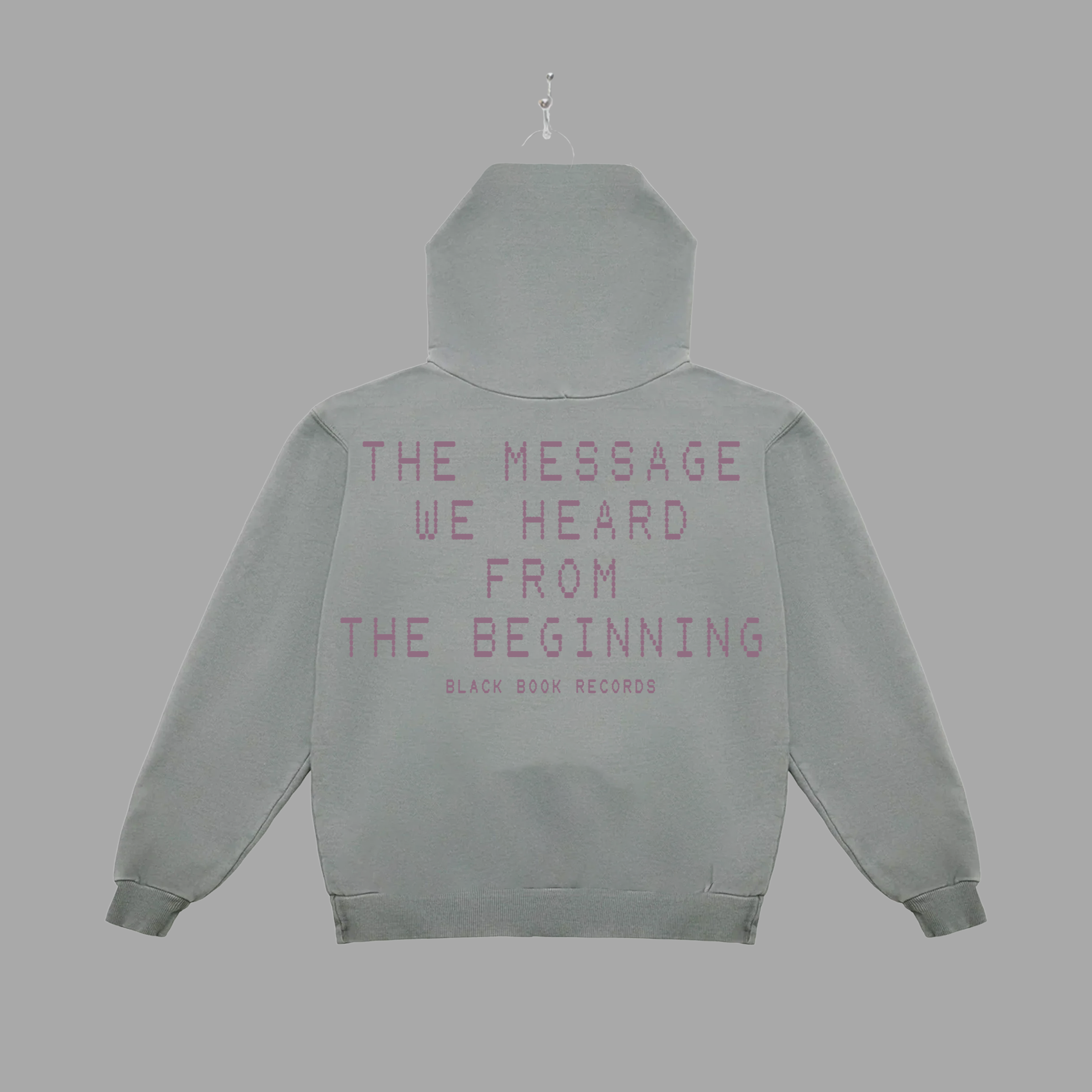 THE MESSAGE FADED - PURPLE - HOODIE - "PREMIUM-BOX FIT"