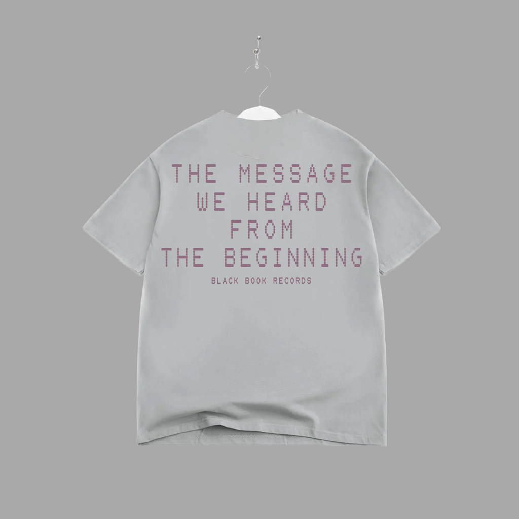 THE MESSAGE FADED - PURPLE - TEE - "PREMIUM-BOX FIT"