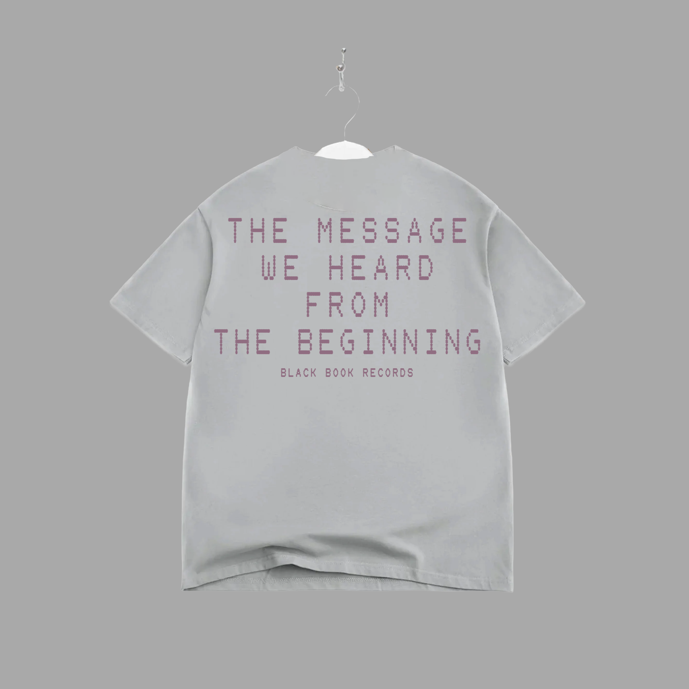 THE MESSAGE FADED - PURPLE - TEE - "PREMIUM-BOX FIT"