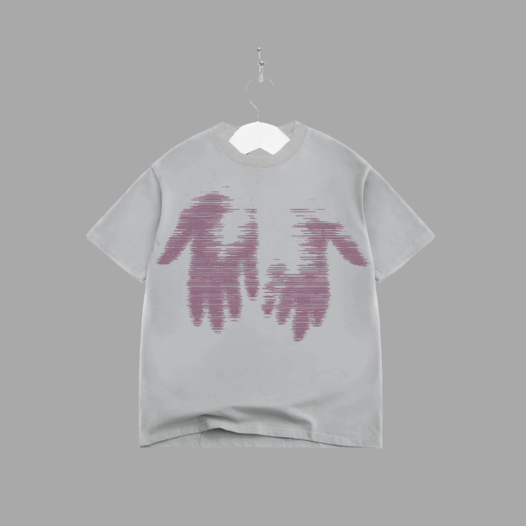 THE MESSAGE FADED - PURPLE - TEE - "PREMIUM-BOX FIT"