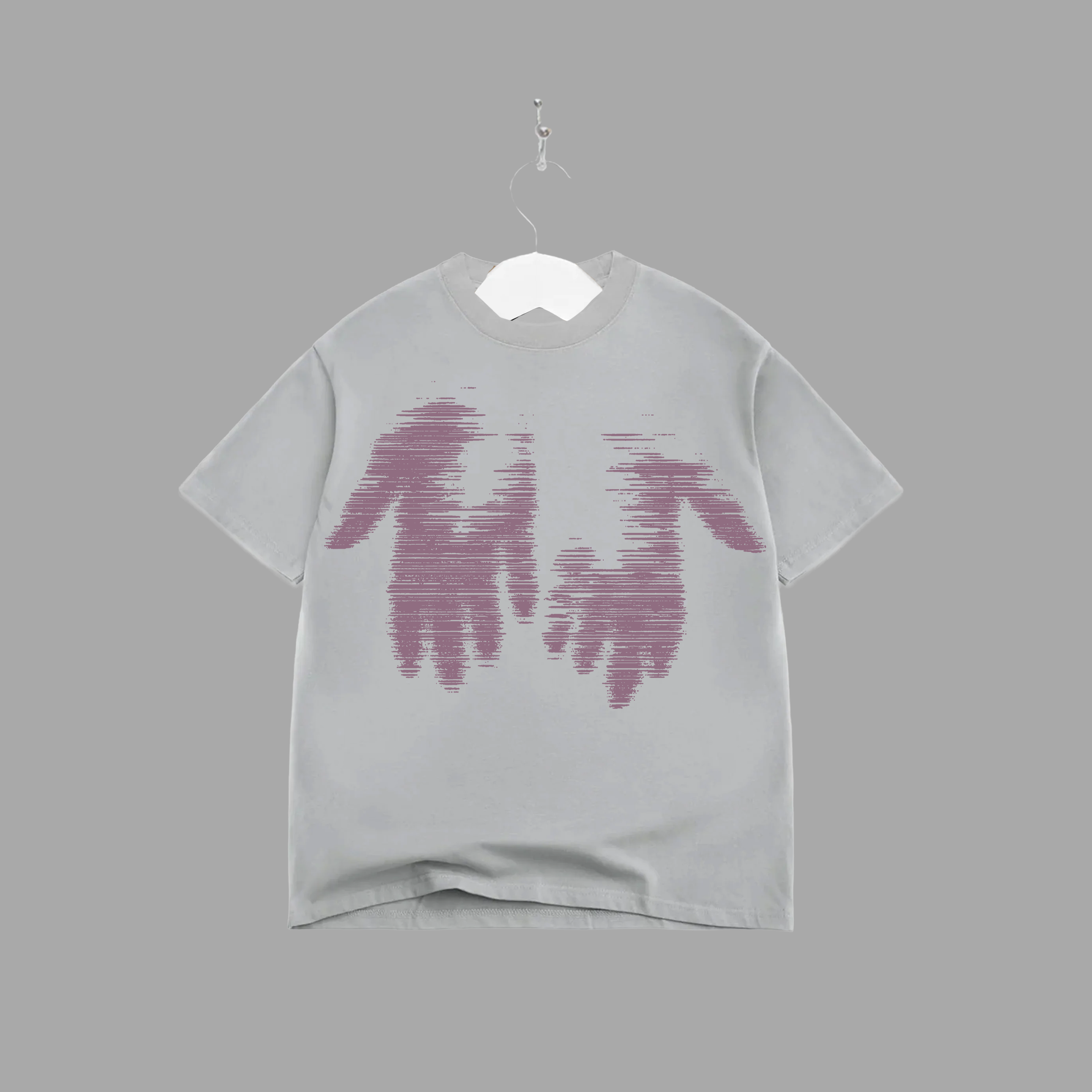 THE MESSAGE FADED - PURPLE - TEE - "PREMIUM-BOX FIT"