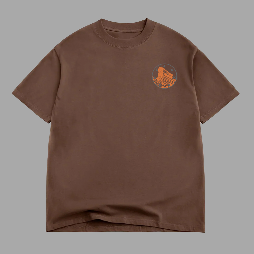 BLACK BOOK x RED ROCKS TEE - "PREMIUM-BOX FIT"