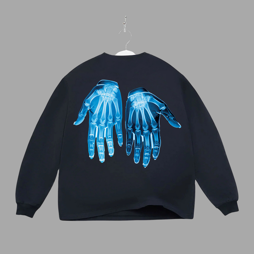 X-RAY HANDS - LONGSLEEVE "PREMIUM-BOX FIT"