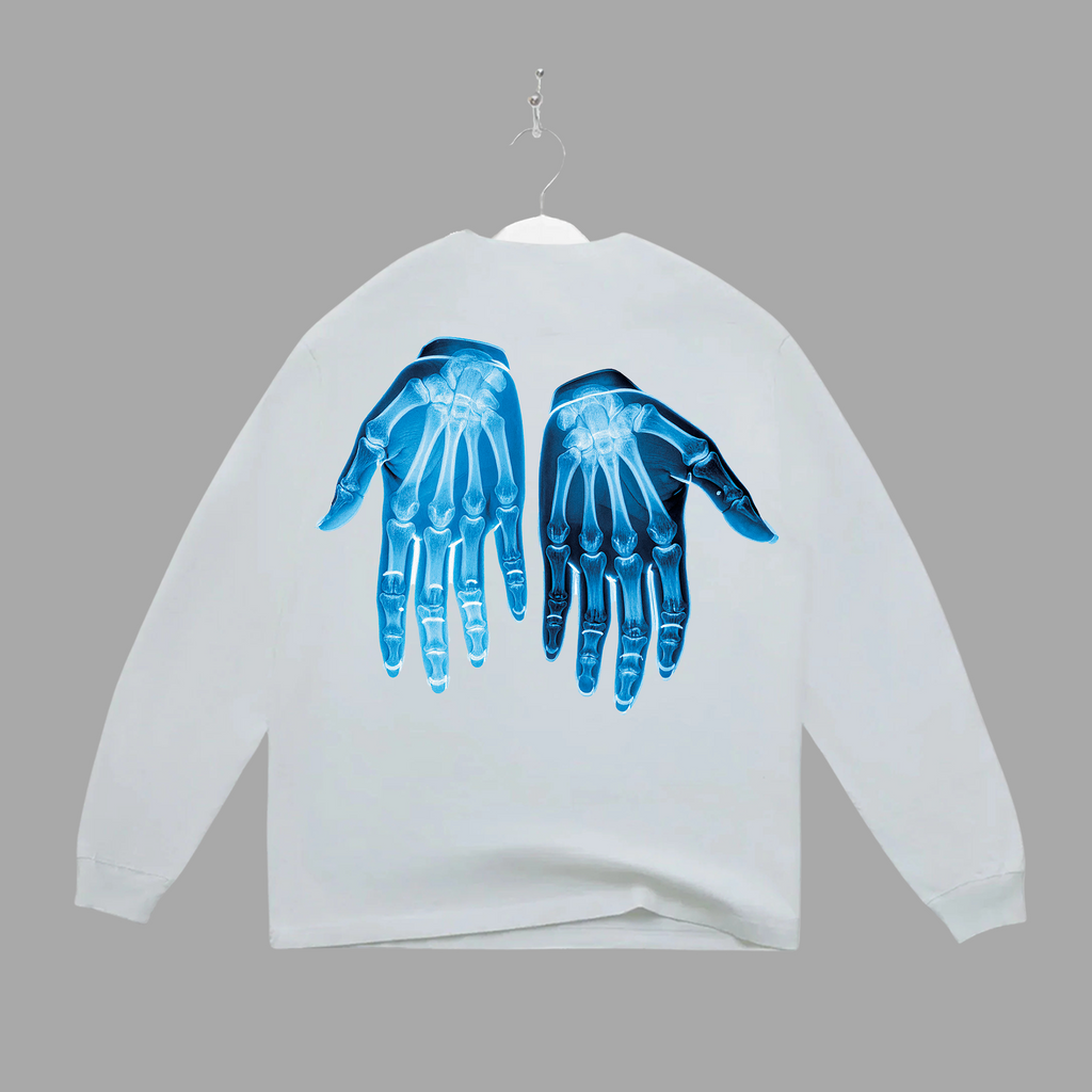 X-RAY HANDS - LONGSLEEVE "PREMIUM-BOX FIT"