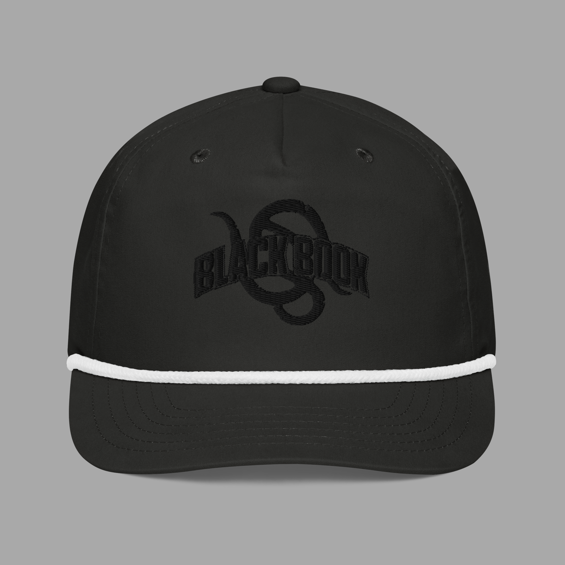 SNAKE - BLACK - Classic rope cap